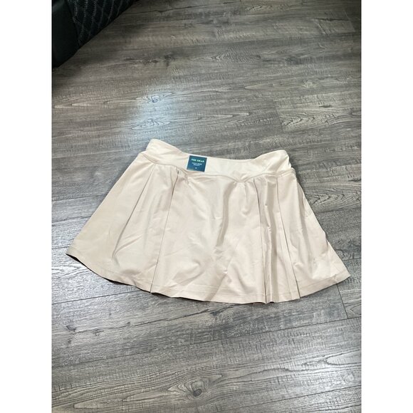 Tek Gear Womens Plus 1X High-Rise Skort With Built-In Shorts In Beige Tenis New - Picture 1 of 8